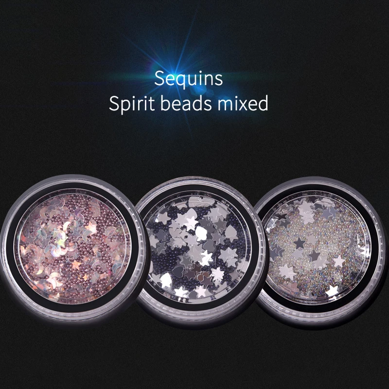 Новые модные аксессуары для ногтей лазерные неоновые блестки корейская