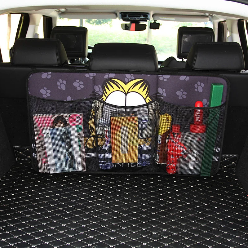 

Cartoon Trunk Storage Bag Multi Purpose Car Seat Back Hanging Bag Vehicle Folding Sundries Storage