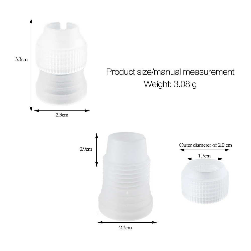 

Delidge10Pcs/set Large Size Cake Nozzle Kitchen Accessories Cream Icing Piping Fondant Rose Nozzle Decorating Tools