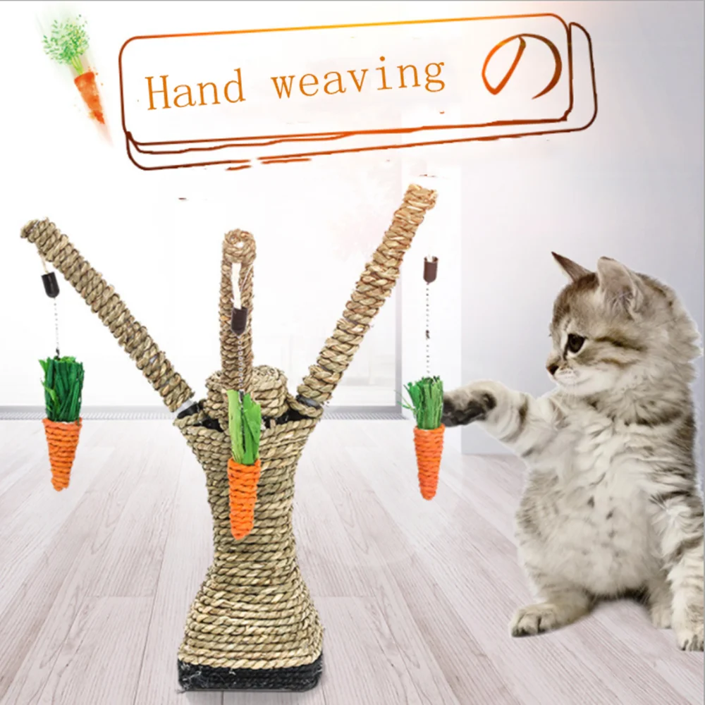 Игрушка для кошек с морковкой кошки котят рамка скалолазания украшение стойки