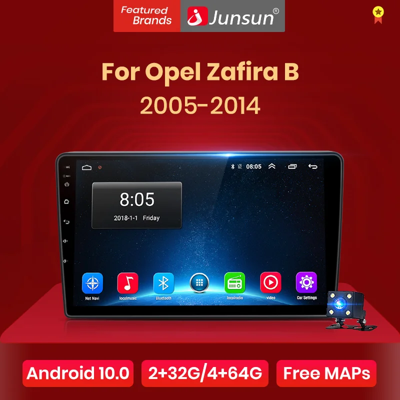 Автомагнитола Junsun V1 для Opel мультимедийный видеоплеер на Android 10 0 DSP автомобилей