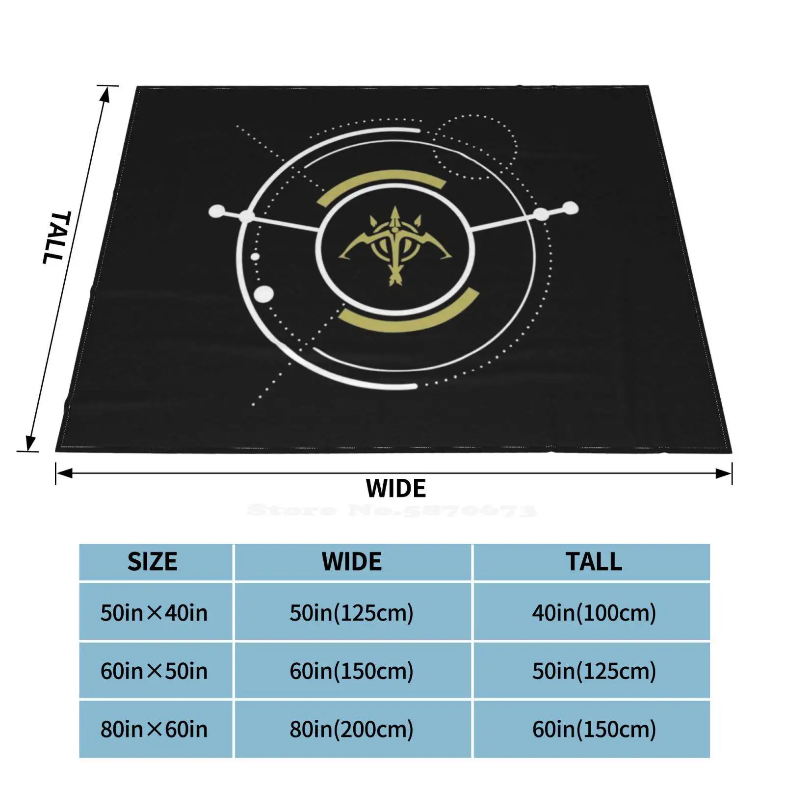 Значок геймера Marksman оригинальный дизайн тонкое мягкое фланелевое одеяло