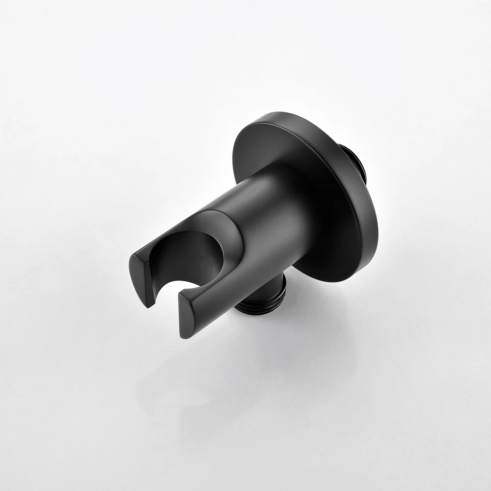 Матовый черный смеситель для ванны набор горячей и холодной душевой системы с