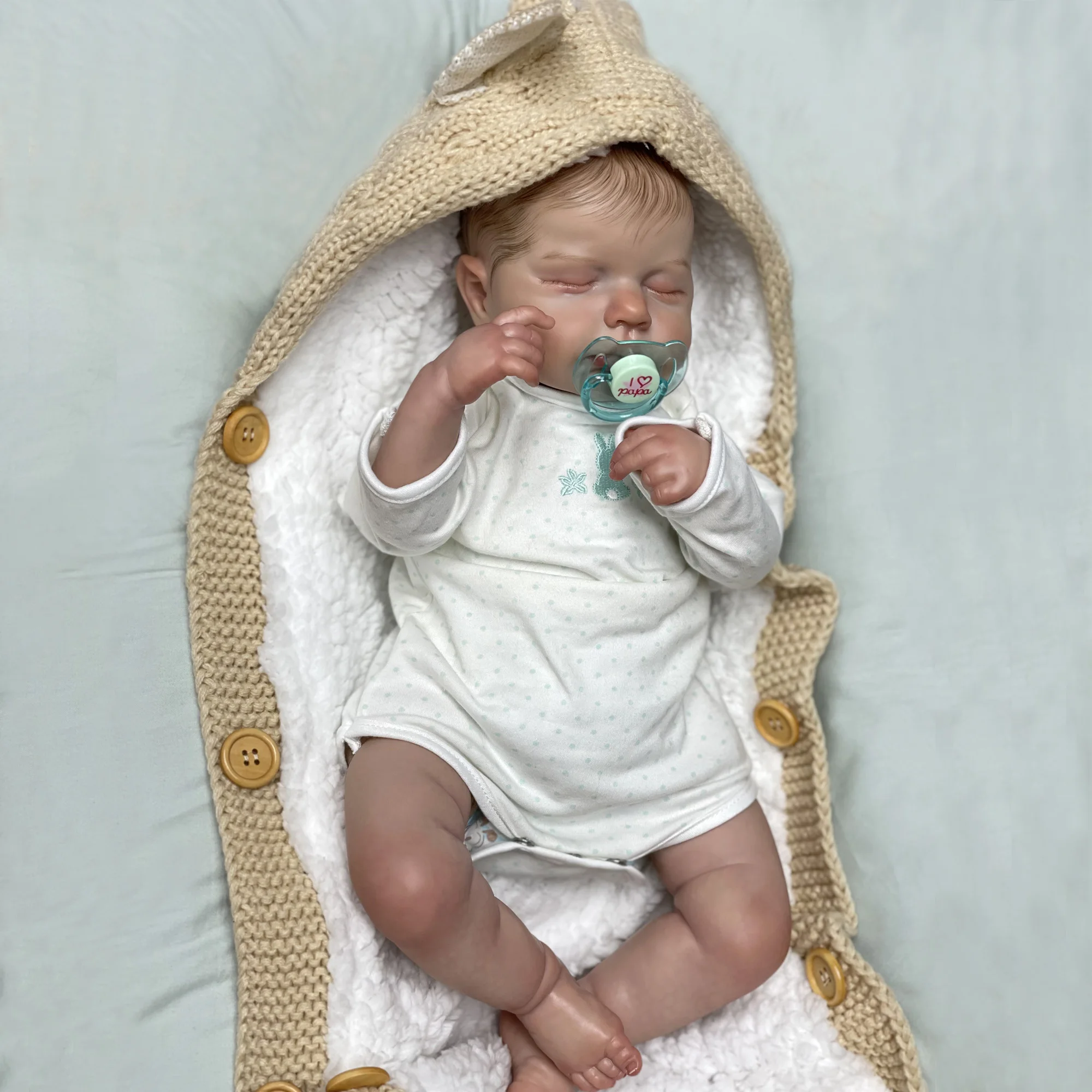 Реалистичная кукла реборн детская игрушка для новорожденных 19 дюймов |