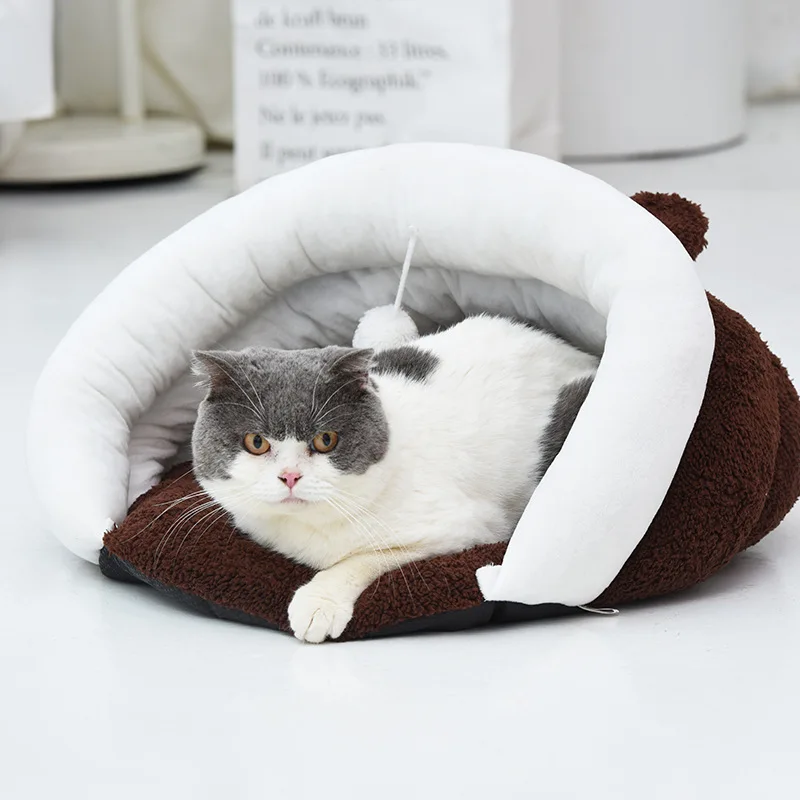 Симпатичный спальный мешок для кошек кровать с игрушками диваны коврик домик