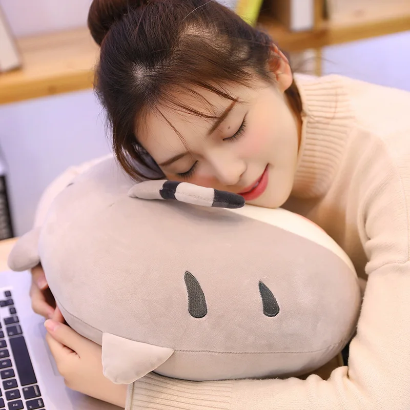 Hot 2020 New Cute 40CM/50cm Novelty Chi Chi's Cat Butt Plush Pillow Pig Cushion Cartoon Animal Sofa Stuffed Dog Kids Toys | Игрушки и
