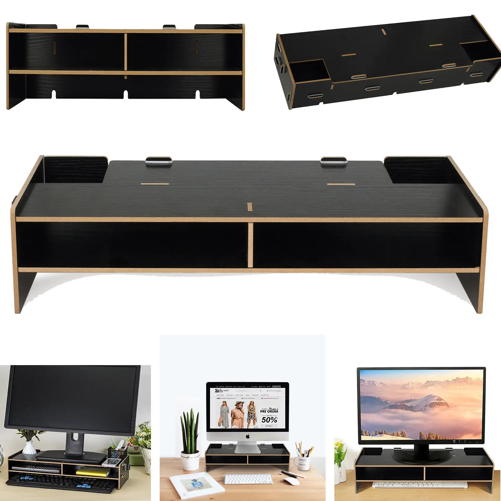 Многофункциональная настольная подставка для монитора компьютерный экран