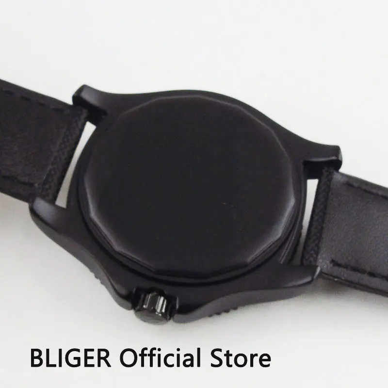 Роскошные мужские часы 44 мм черный стерильный циферблат керамический Безель