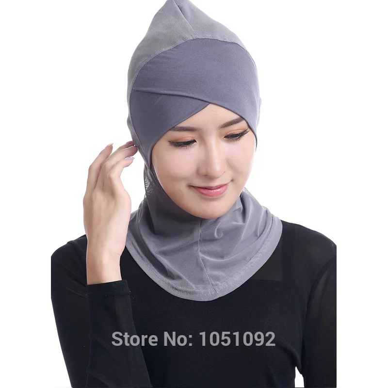 1 шт. мусульманский Внутренний шарф шапка для женщин исламский хиджаб модал и