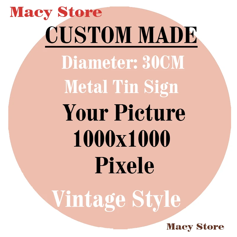 Металлические жестяные знаки на заказ украшение в стиле ретро с виниловыми