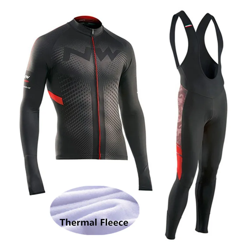 camiseta de Ciclismo de onda del norte de manga larga Ropa de bicicleta de verano para equipo NW Pro. CZZS123 - Цвет: 1
