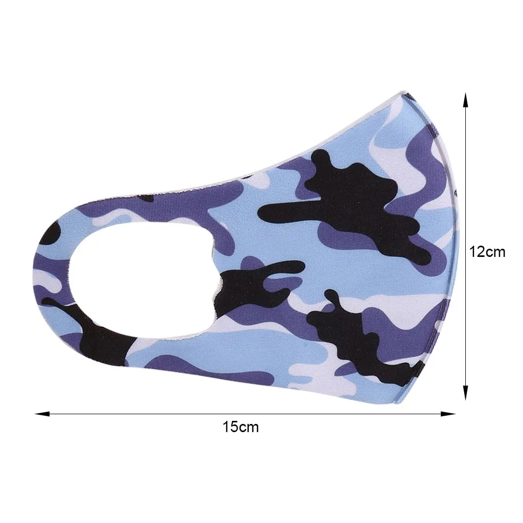 

3Pcs Kids Cartoon Washable Face Cover Outdoor Protect Pollution-proof Odorless Reusable Stretchable Mask Cycling Mask 3 Patterns