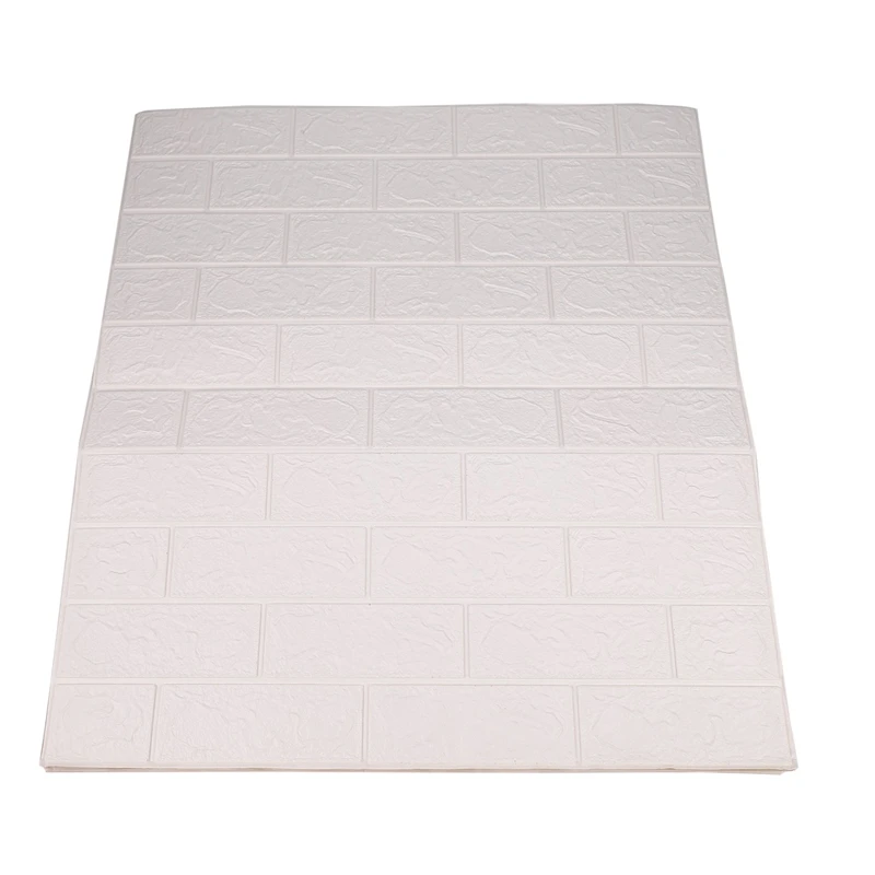 

10 PCS Foam 3D Tile Brick Wall Sticker Self-Adhesive DIY Wallpaper Panels Decor