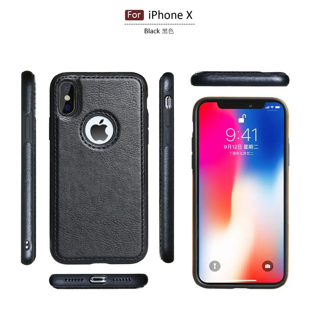 Тонкий чехол из искусственной кожи для iPhone 11pro XS Max XR ультра тонкие Чехлы iphone X 8 7 Plus