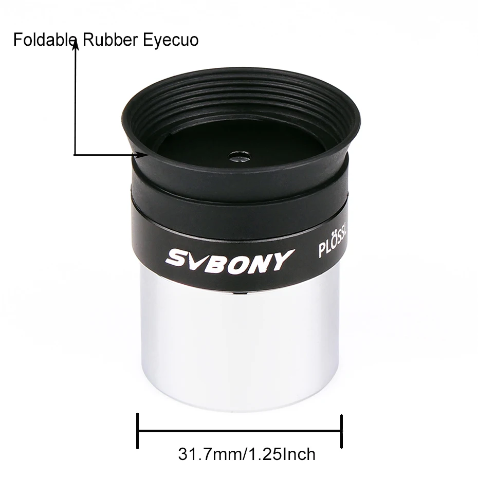 SVBONY окуляр 1 25 &quotPLOSSL 4 мм HD с полным покрытием для телескопа Монокуляр|eyepiece 1.25|lens