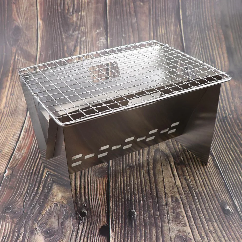 

Barbecue Charcoal Grill Folding Portable Barbecue Stove Stand Outdoor Cooking Tools For Camping Picnics Party Cooking Tools