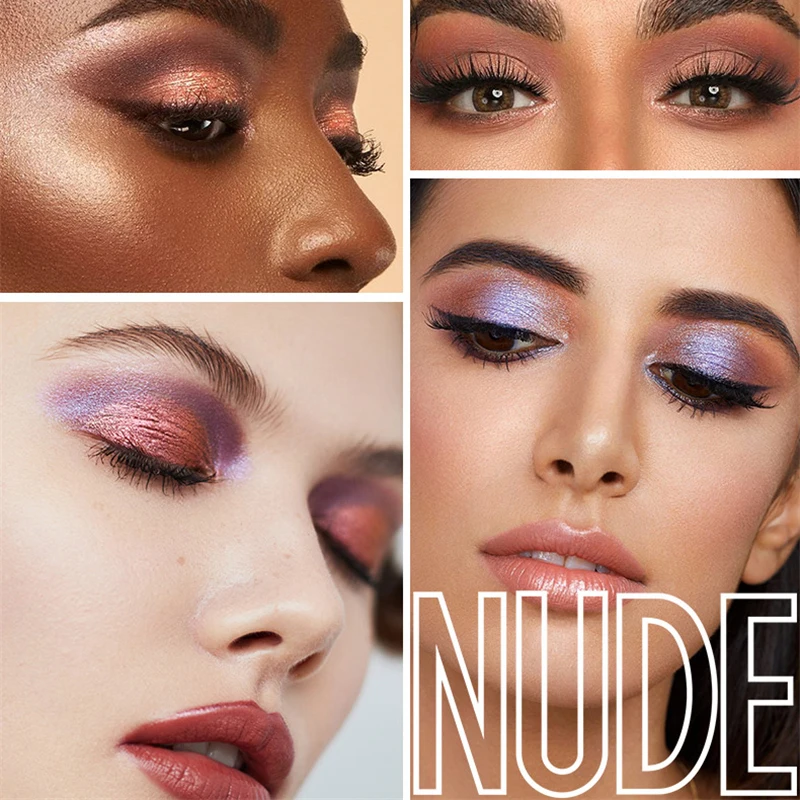 9 цветов s нюдовые тени для век Пудра макияжа Палитра матовые мерцающие