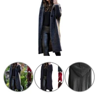 knitted coat trendy skin friendly hooded long sleeve hooded cardigan for holiday women cardigan knitted cardigan