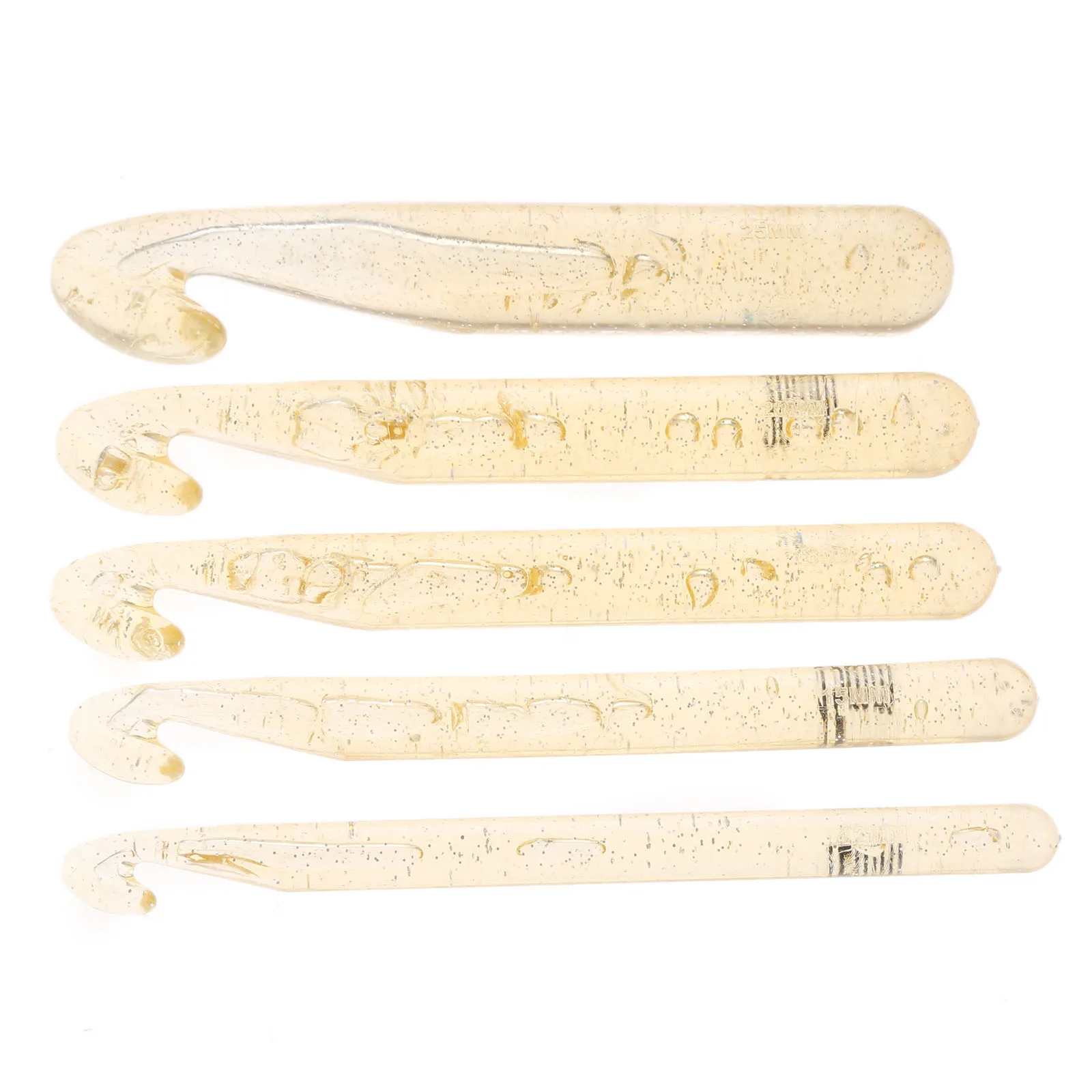 1 шт. пластиковые ручки большого размера ABS прозрачные крючки для вязания крючком