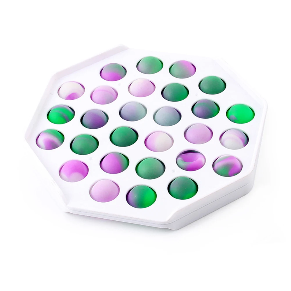 

Baby Simple Dimple Fidget Toy Tie-dye Board Game Fidget Stress Reliever Toys Kids Autism Needs Anti Stress Children Adult Toys