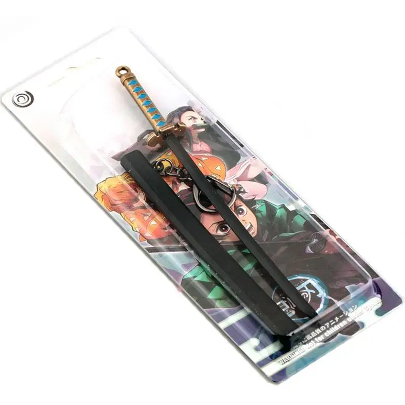 Брелок для ключей мини брелок в стиле аниме клинок призрака катана рассекающий