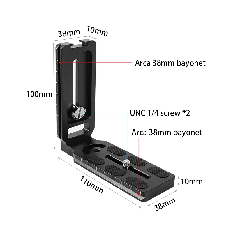 New CF02 Quick Release L Bracket SLR Camera Installation Fixed Plate for Camfi Photography Accessories | Электроника