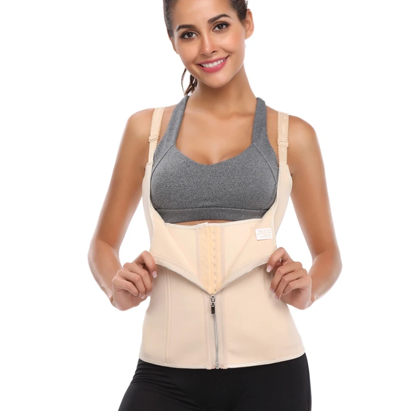 Neoprene Sauna Sweat Vest Waist Trainer Cincher Corset Women Shaper Body Slimming Trimmer Workout Thermo Push Up | Женская одежда