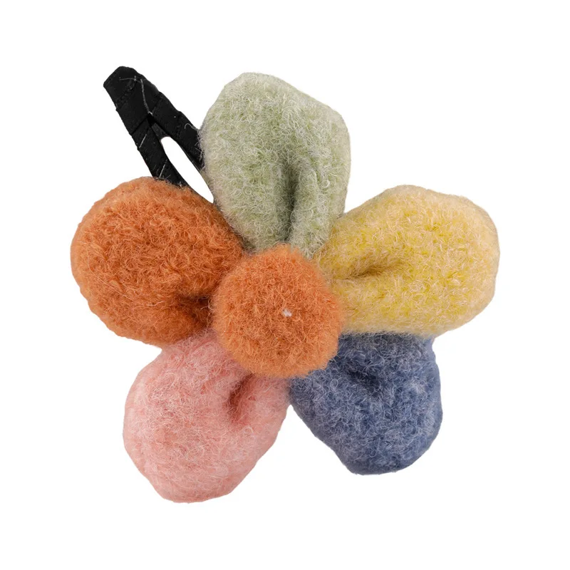 

Sweet Popular Ponytail Holder Lady Hair Scrunchies Girls Elastic Hair Band Plush Flower Hair Clip Hair Ropes Hair Accessories