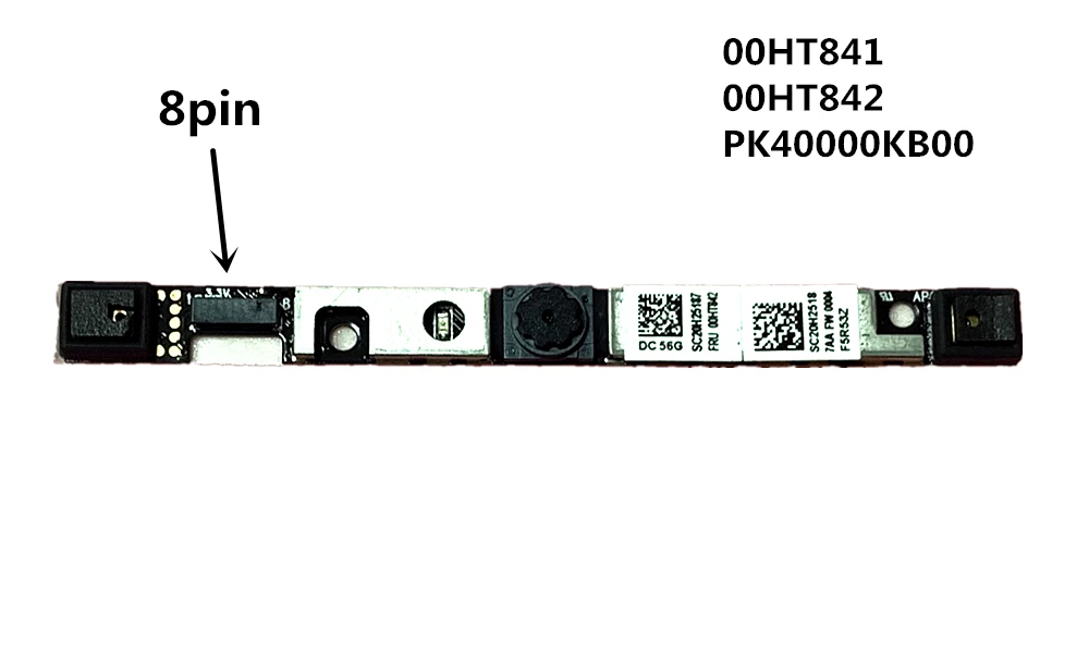 

Laptop/Notebook webcam/Camera board for Lenovo Thinkpad S2 S1 yoga 12 13 14 15 00HT841 00HT842 PK40000KB00 BN6RVTYTD-001