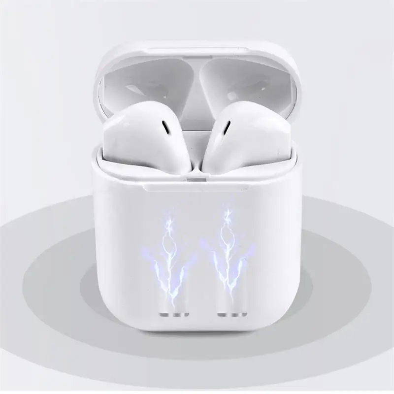 original i12s earphone portable Mi ni tws Bluetooth 5.0 true wireless headphones include power bank case for xiaomi iPhone | Электроника