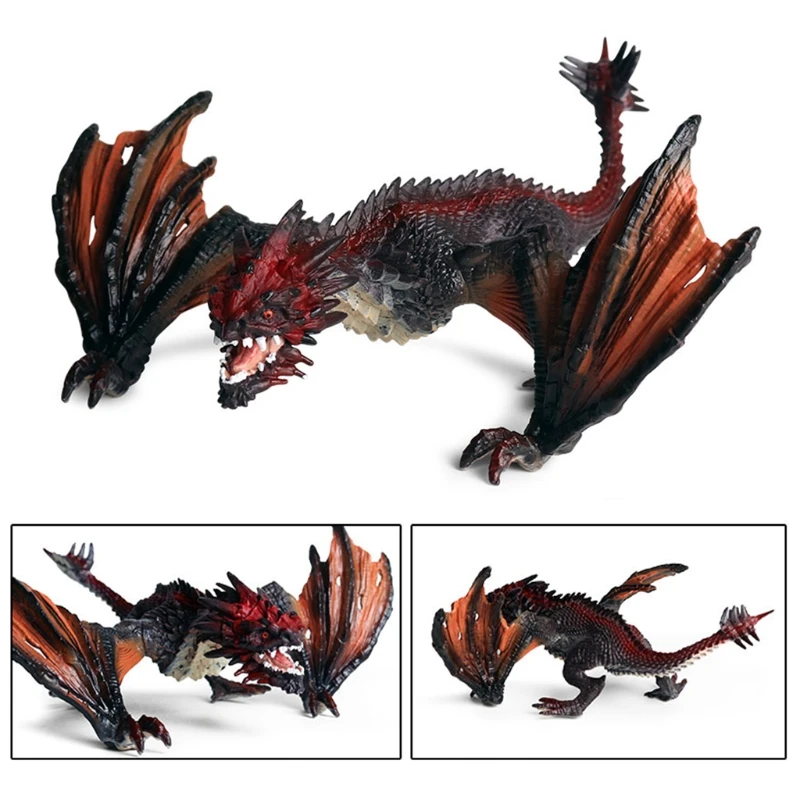 

Dinosaur Toy Plastic Figure Surprise Gifts for Children Home Decoration Finger Solid Simulator Model Party Props