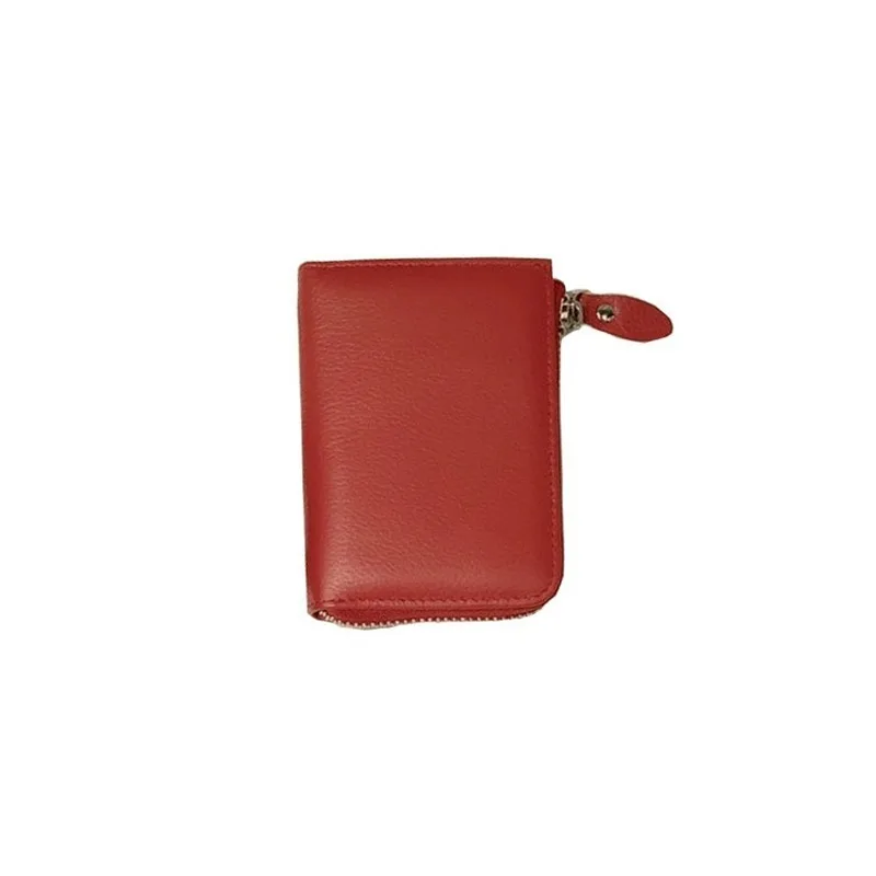 

Ladies first layer Leather coin purse Ultra-thin short wallet 2020 summer new small multi-card slot card holder