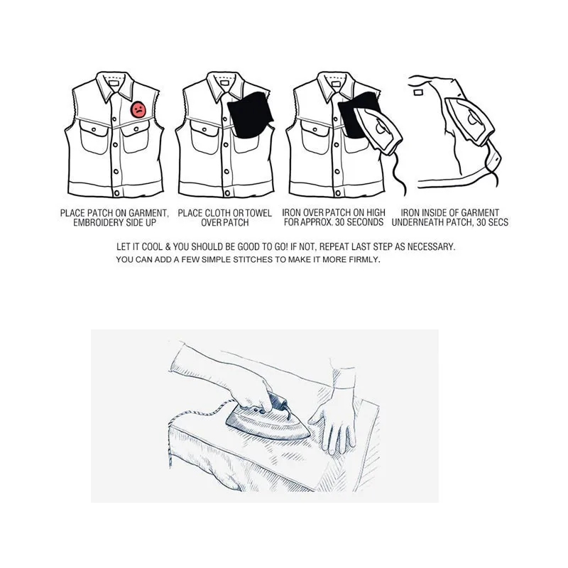 Праджня Красный Череп Аппликация сломанной гитары полосы нашивки в стиле рок н
