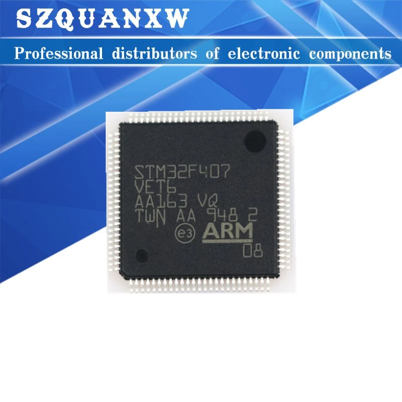 

1PCS STM32F407VET6 LQFP100 STM32F407 QFP ARM new and original IC