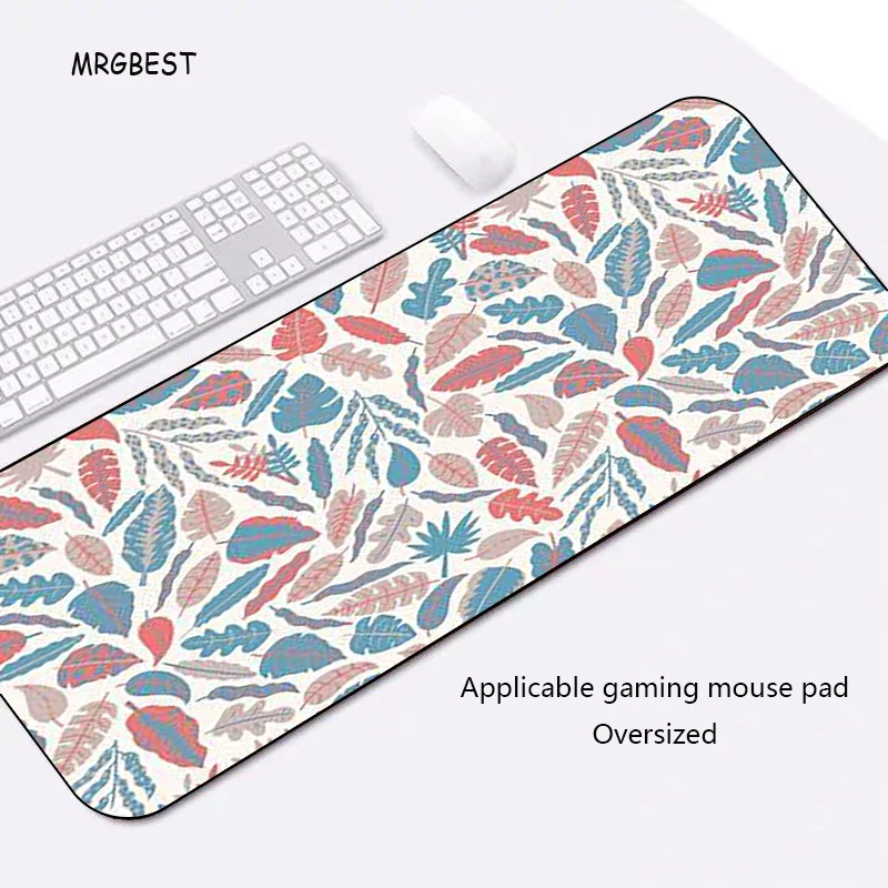 

Mairuige Stock Large Gaming Mouse Pad Beautiful Flower Picture Keyboard Thermal Transfer Desktop Pad Suitable for Office Home