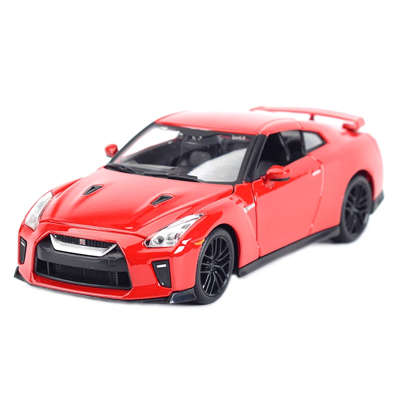 Bburago 1:24 GT-R спортивный автомобиль статическое моделирование литья под давлением сплав модель автомобиля