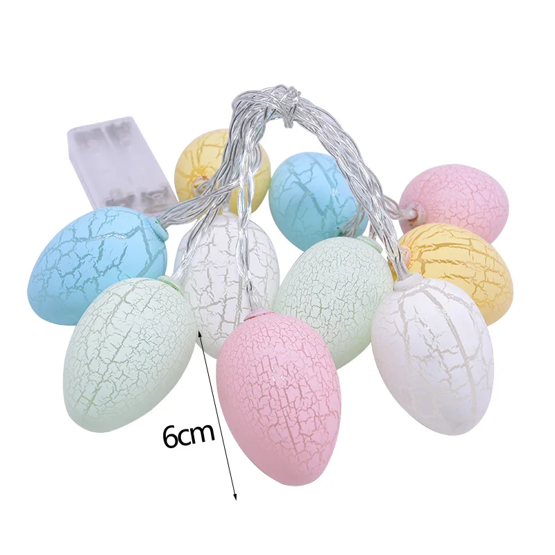 

1.6meter Rabbit Egg Led String Light Powered By Battery Wire Lights Kids Birthday Wedding Happy Easter Party Decoration Supplies