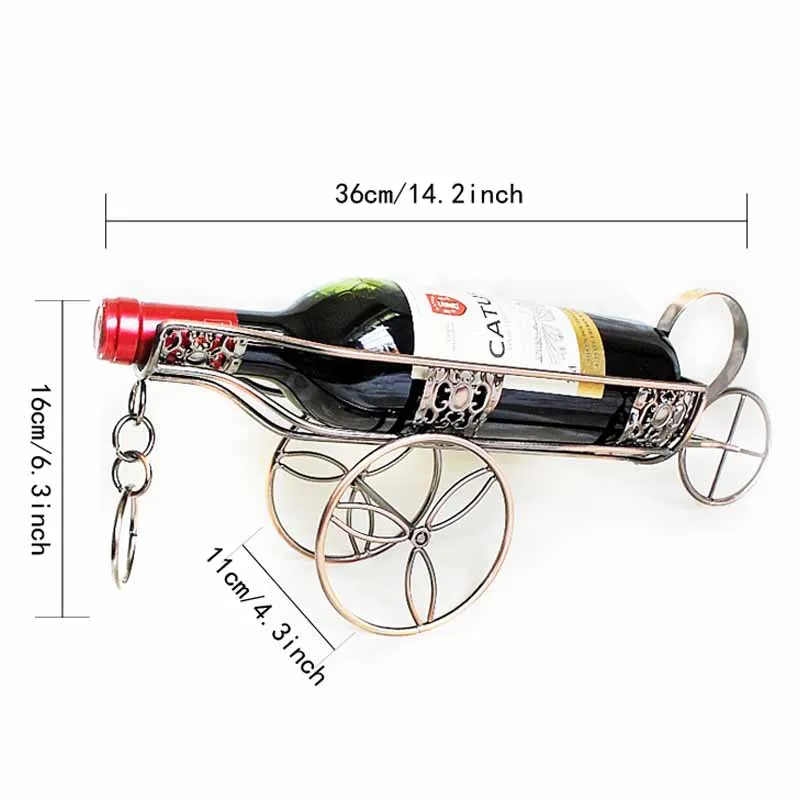 

Creative Kitchen Wine Rack Iron Craft Wine Bottle Holder Home Decoration Accessories Modern Home Decor Housewarming Gift