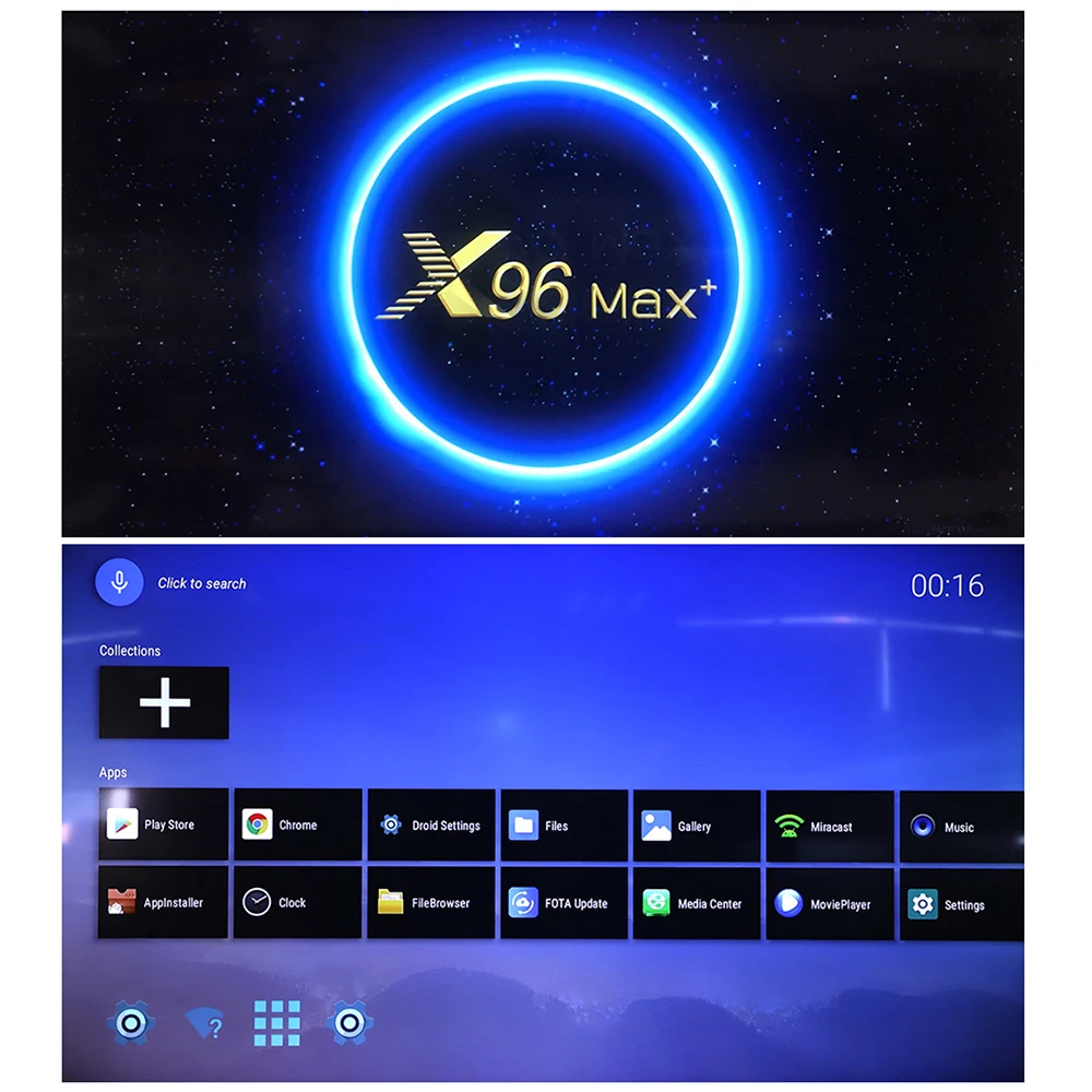 

VONTAR X96 max plus Android 9.0 TV Box Amlogic S905X3 Quad Core 4GB 32GB 64GB Wifi 4K X96Max X3 Media player smart set top box