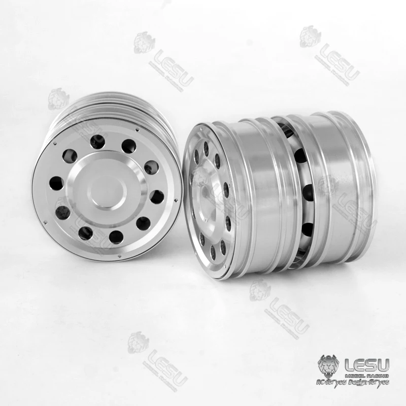Металлические задние ступицы заднего колеса LESU для Tamiya 1/14 RC трактора грузовик с
