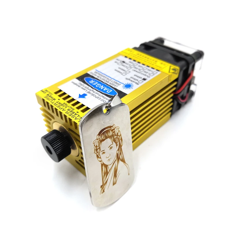 450nm 5500mW 12V Adjustabl e Focus лазерный модуль с ttl/PWM, 5,5 W лазерная гравировка и резка аксессуары ttl модуль+ очки