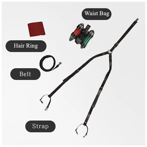 Belt component Final Fantasy VII Косплей тифа Локхарт Косплей униформа для женщин и девочек костюмы на Хэллоуин тифа Локхарт Косплей Костюм на заказ - Цвет: Belt component