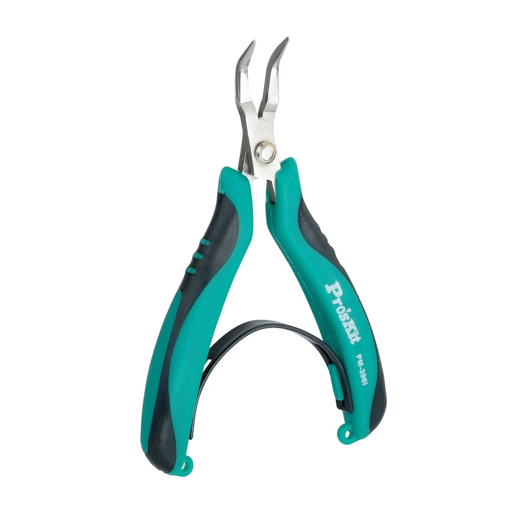 

Stainless Steel Without Tooth Bending Pliers 5 "Electronic Pliers Curved Cutting Pliers For Wire Wrapping Jewelry Handle Tool