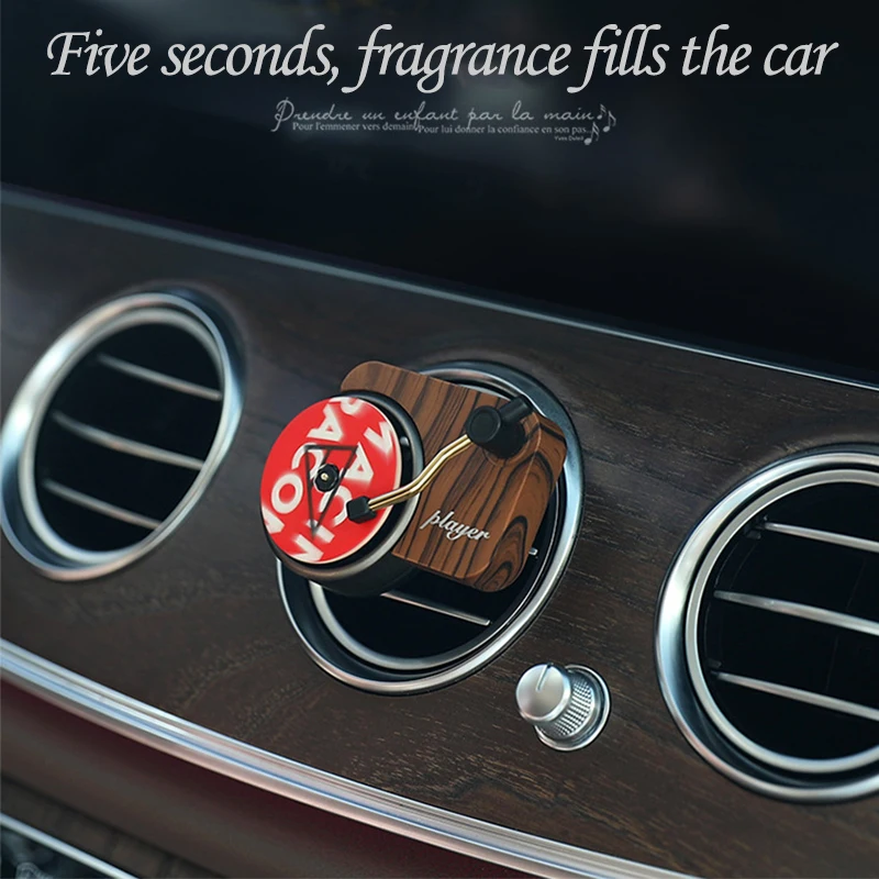 

Record Player Air Freshener Perfume Car Air FreshenerCar Aromatherapy Air Outlet Aroma Car Perfume Diffuser Car Accessories