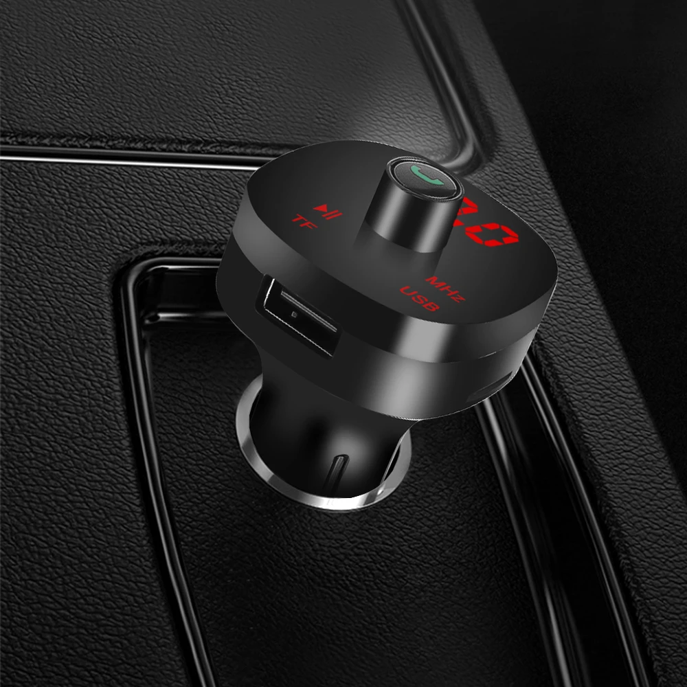 FM передатчик M14 4 1 А USB AUX быстрое зарядное устройство с двумя портами поддержка TF