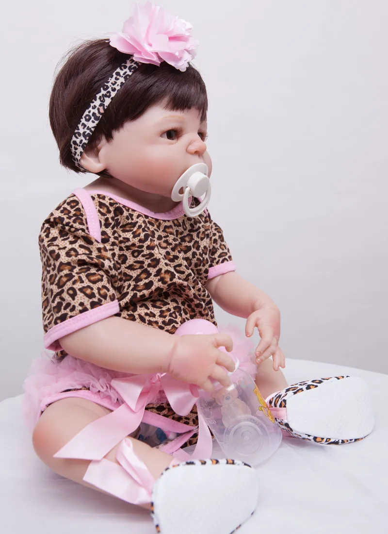 Кукла реборн силиконовая Реалистичная мягкая виниловая игрушка для