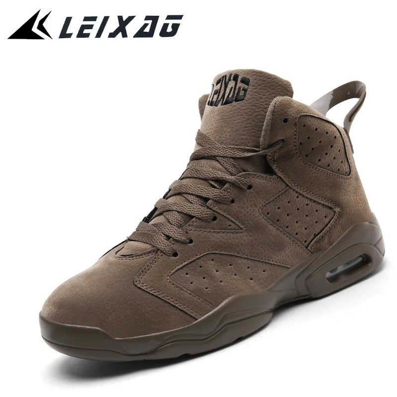 

LEIXAG High Tops Basketball Shoes For Men Air Cushioning Basketball Sneakers Shockproof Men Athletic Shoes Winter Jordan Shoes