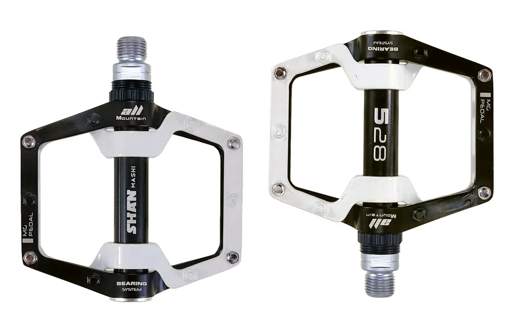 

Mountain Bike Pedals Anti-Slip Aluminum Alloy Road Bike Pedals Big Foot Flat Pedal MTB BMX Folding Bicycle Bearings Pedals
