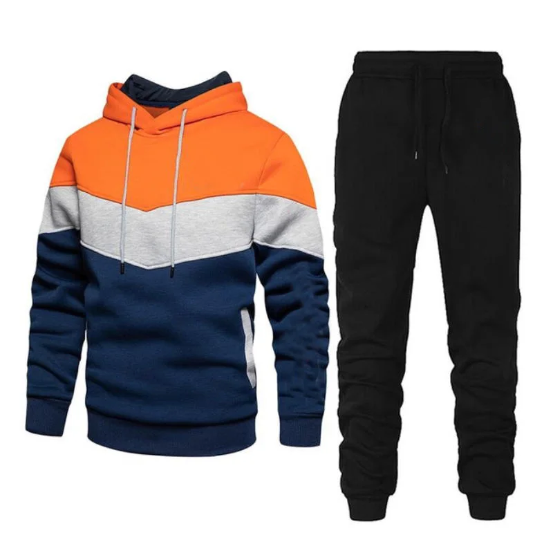 

2021New Adios Men's Autumn Winter Sets Zipper Hoodie+Pants Pieces Casual Tracksuit Male Sportswear Gym Brand Clothing Sweat Suit