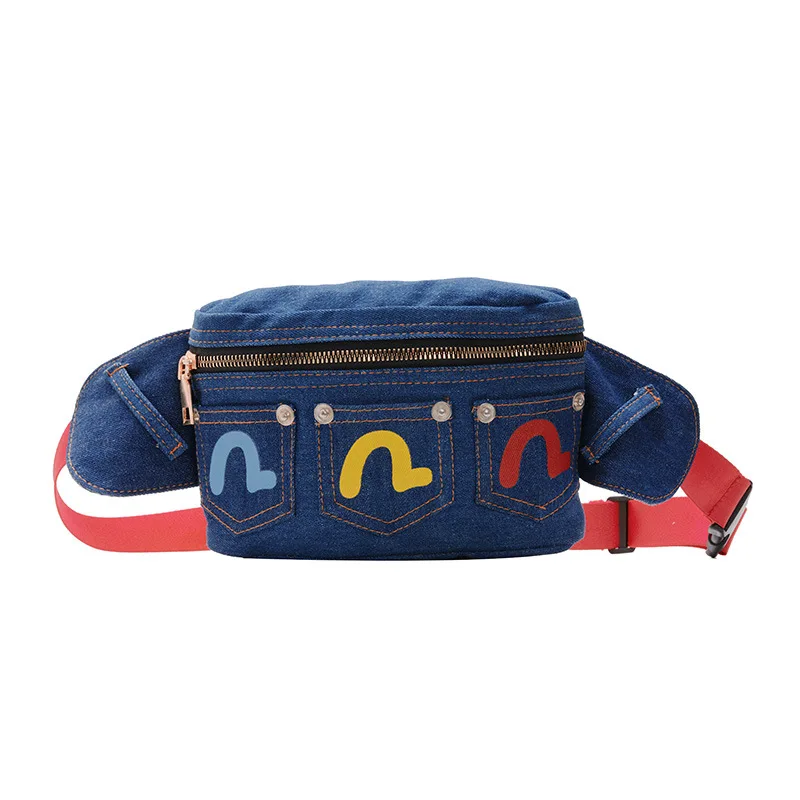 

Children Kids Boys Girls Waist Pack Zipper Adjustable Belt Zipper Casual Fanny Pack Lightweight Waist Pouch Sling Bag Purses